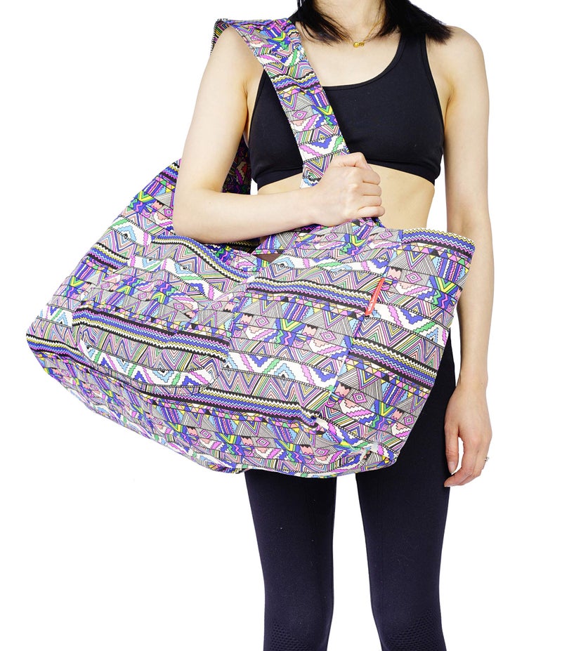 あおぞら(AOZORA) Aozora Yoga Mat Bag Large Yoga Mat Tote Sling Carrier with Pockets Fits Mats with Multi-Functional Storage Pockets Light and Durable (Zuma) - Image 1